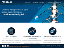 Tablet Screenshot of cscbrasil.com.br